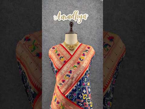 Traditional Kanchivaram Patola Paithani Silk Saree