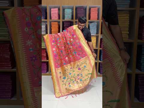 Janhvi Kapoor–Inspired Kanchivaram Paithani Silk Saree
