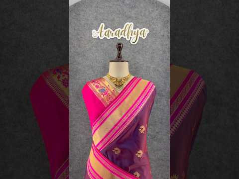 Traditional Paithani Kadiyal Border Saree