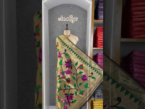 Paithani Soft Silk Lotus Jaal Dupatta
