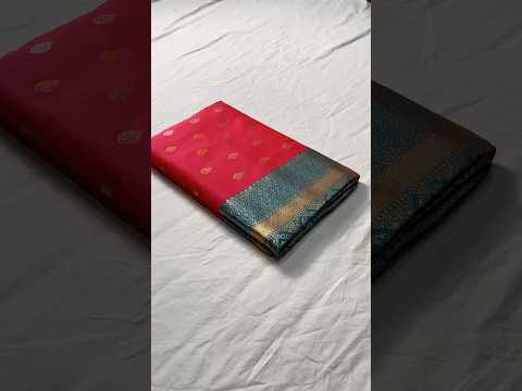 Semi Kanchipuram Temple Weaving Border Saree