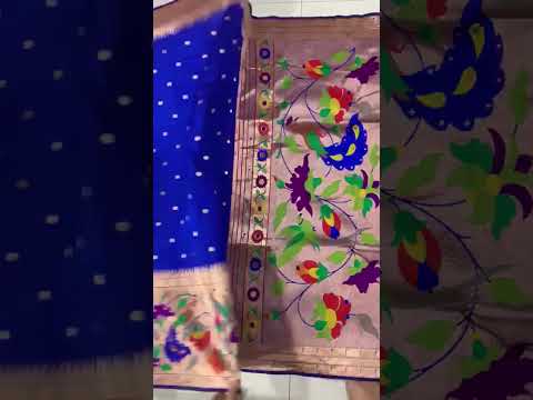 Soft Silk Big Border Peacock Bel Paithani Saree