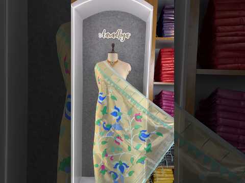 Paithani Soft Silk Lotus Jaal Dupatta