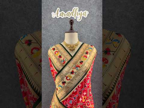Traditional Kanchivaram Patola Paithani Silk Saree