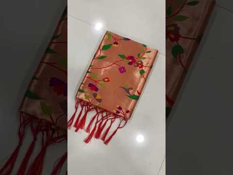 Pure Soft Kanchivaram Brocket Paithani Silk Saree