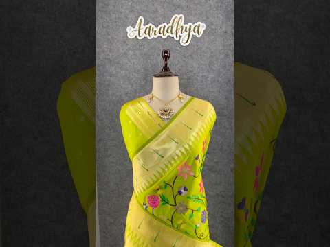 Janhvi Kapoor–Inspired Kanchivaram Paithani Silk Saree