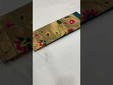 Premium Soft Half Half Brocade Paithani Saree