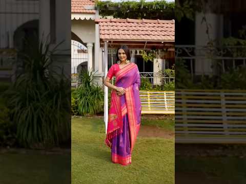 Soft Ilkal Paithani Silk Saree
