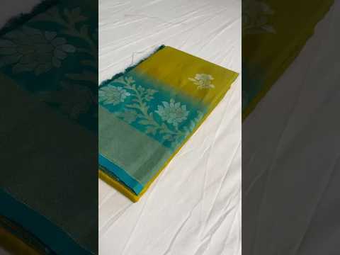 Dual Tone Contrast Pallu Designer Saree