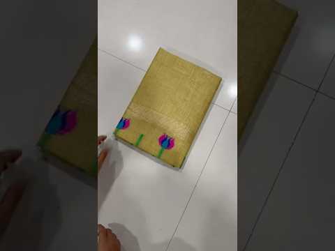 Soft Muga Cotton Meenakari Lotus Saree
