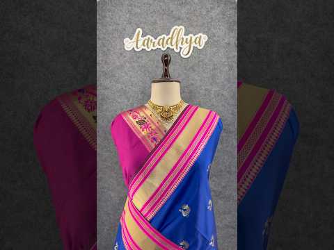 Traditional Paithani Kadiyal Border Saree