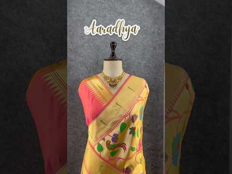 Pure Silk Kanchipuram Full Weaving Wedding Special Paithani Saree