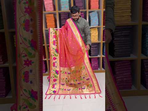 Authentic Paithani Sarees – Marathi Parampara