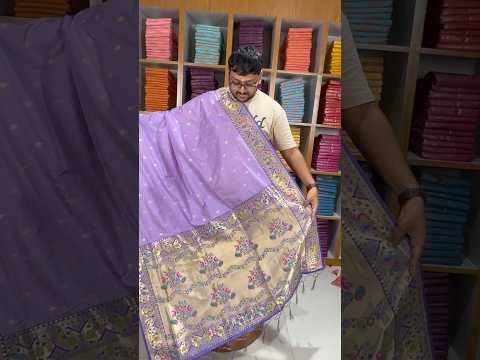 Rajwadi Mor Paithani Zari Butti Saree