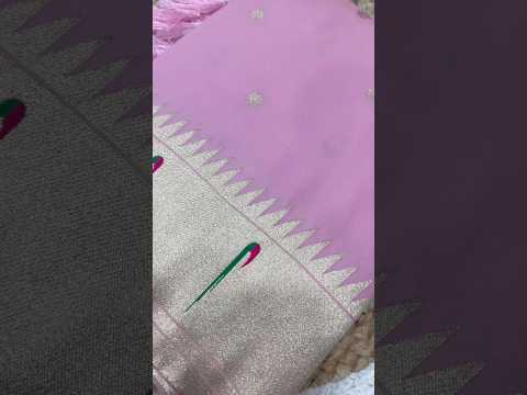 Soft Paithani Silk Meenakari Peacock Pallu Saree
