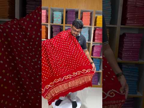 Pure Bandhani Gaji SIlk Dupatta
