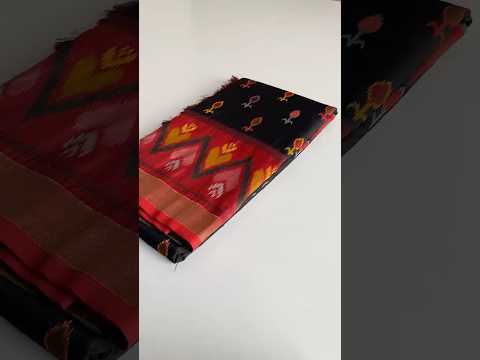 Ikkat Soft Silk Patola Guranted Fabric Saree