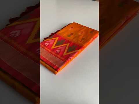 Ikkat Soft Silk Patola Guranted Fabric Saree