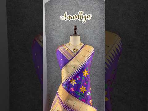 Janhvi Kapoor–Inspired Kanchivaram Paithani Silk Saree