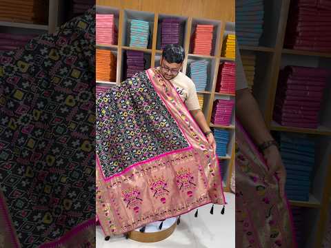 Traditional Kanchivaram Patola Paithani Silk Saree