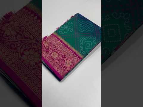 Premium Bandhani Patola Zari Woven Saree