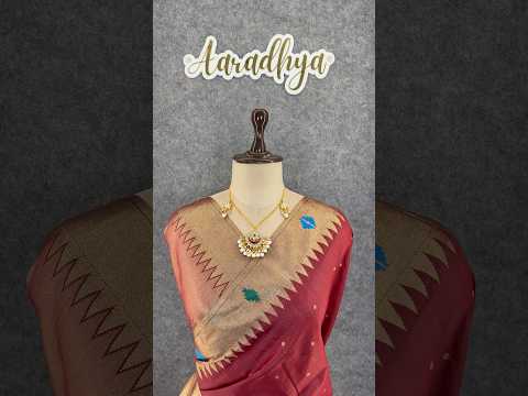 Soft Khadi Raw SIlk Mandap Paithani Saree