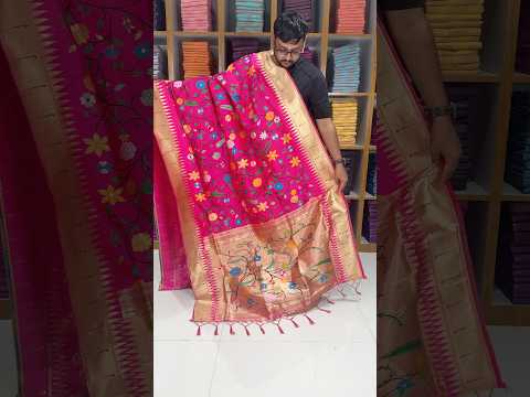 Janhvi Kapoor–Inspired Kanchivaram Paithani Silk Saree