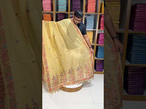 Soft Jamdani Muga Cotton Saree