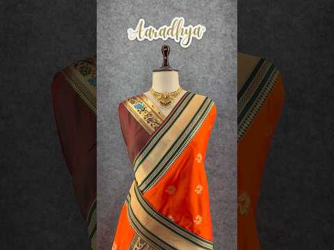 Traditional Paithani Kadiyal Border Saree