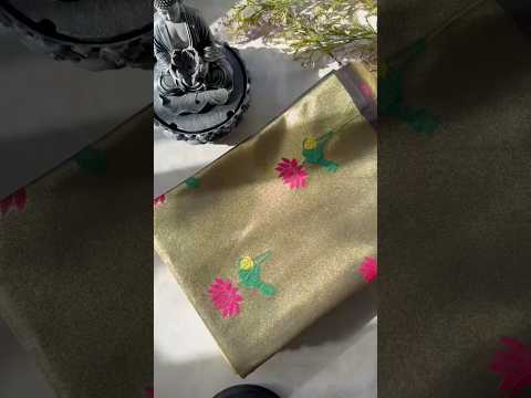 Soft Muga Cotton Pichwai Jamdani Saree
