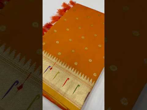 Soft Silk Bindi Muniya Border Paithani Saree