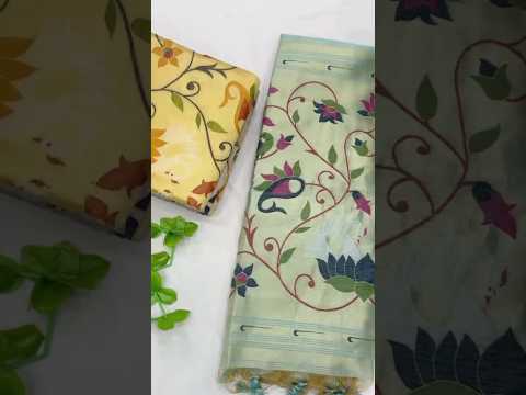 Soft Muga Cotton Classic Paithani Saree