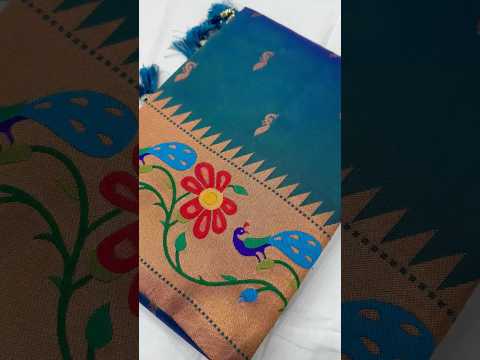 Soft Silk Peacock Design Paithani Saree