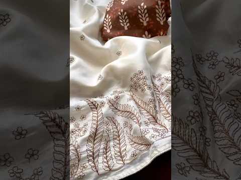 Pure Kota Silk All-Over Embroidery Work Saree