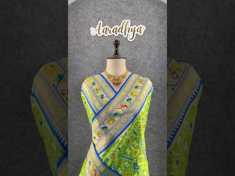 Traditional Kanchivaram Patola Paithani Silk Saree