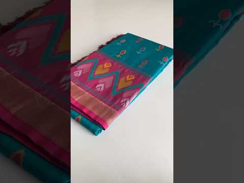 Ikkat Soft Silk Patola Guranted Fabric Saree