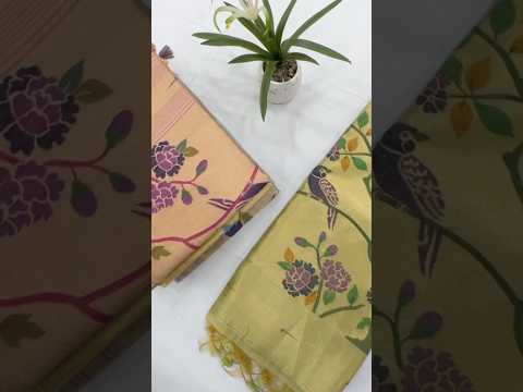 Soft Muga Cotton Paithani Saree