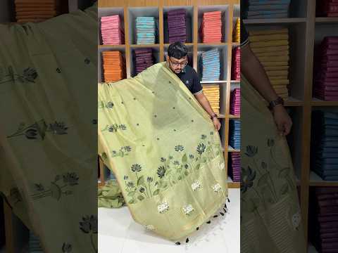 Premium Soft Muga Cotton Pichwai Saree