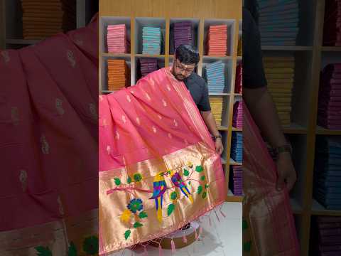 Pure Paithani Multicolor Parrot Weaving Motif Pallu Dupatta