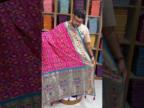 Traditional Kanchivaram Patola Paithani Silk Saree
