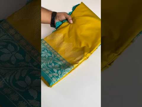 Dual Tone Designer Banarasi Soft Silk Saree