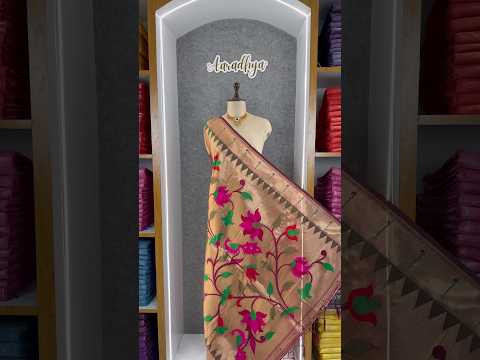 Paithani Soft Silk Lotus Jaal Dupatta