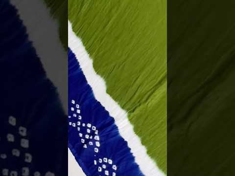 Ek Dani Bandhani Pure Lagadi Patta Gaji Silk Saree