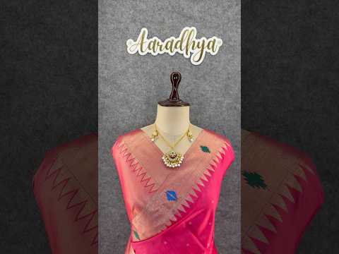 Soft Khadi Raw SIlk Mandap Paithani Saree