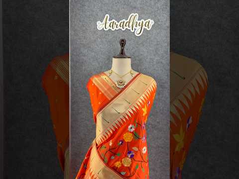 Janhvi Kapoor–Inspired Kanchivaram Paithani Silk Saree