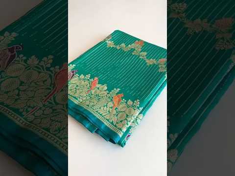 Banarasi Mushro Satin Silk Zari Banarasi Weaving Saree
