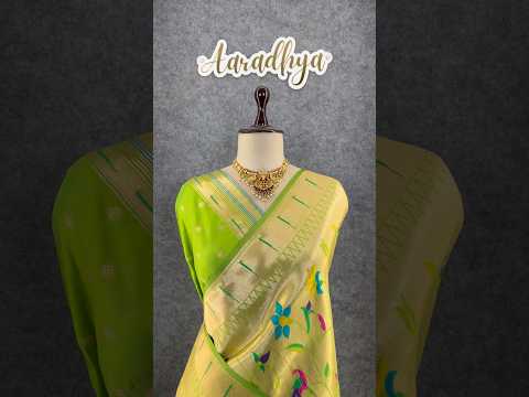 All Over Jaal Weaving Brocket Paithani Soft Silk Saree
