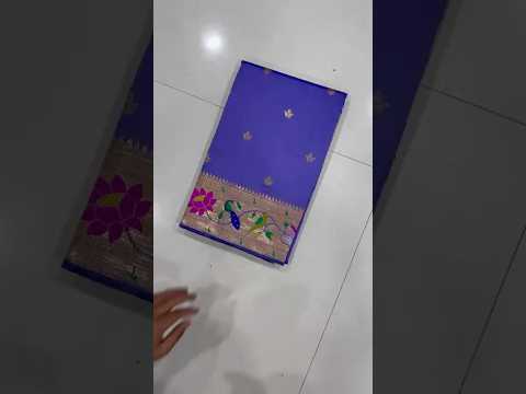 Pure Soft Swan & Lotus Paithani Silk Saree