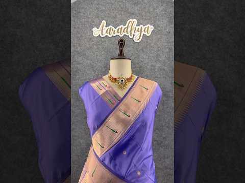 Kanchivaram Paithani Silk Big Parrot Zari Border Saree