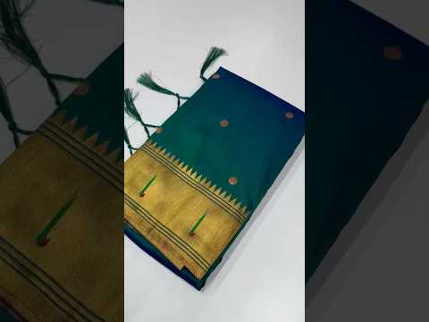 Soft Parrot Paithani Silk Saree